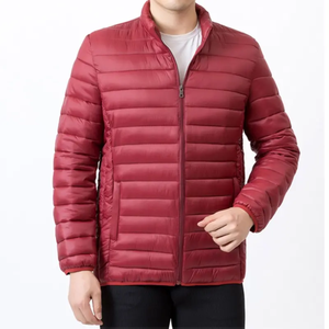 Dernière collection en gros de vestes matelassées légères en toile tricotée, imperméables, à séchage rapide, d'hiver, amples, à capuche, pour - Product Image 5