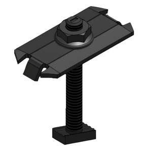 Soporte de Techo para Panel Solar Unirac SM Mid Clamp BC Integrado de Aleación de Aluminio Negro (1 Pieza) - Product Image 2