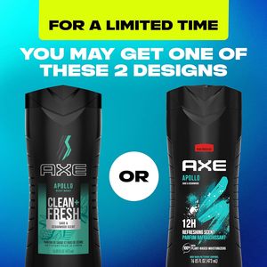 ครีมอาบน้ำ AXE Apollo 4 ขวด สำหรับความสดชื่นยาวนาน กลิ่น Sage & Cedarwood ครีมอาบน้ำสำหรับผู้ชาย พร้อมสารพรีไบโอติกส์ช่วยขจัดกลิ่นไม่พึงประสงค์ ขนาด 16 ออนซ์ - Product Image 3