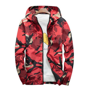 Chaquetas cortavientos con estampado elegante para hombre, ropa de calle informal con capucha de primavera para hombre, ropa deportiva de Hip Hop, chaqueta de camuflaje, ropa - Product Image 6