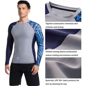 Arts martiaux portent un matériau Durable Rash Guard Nouveau Design Hommes Rash Guard sur mesure Rash Guard - Product Image 5