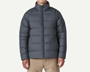 แจ็กเก็ตขนเป็ดน้ำหนักเบาสำหรับผู้ชายเสื้อแจ็คเก็ตทรงพองสำหรับฤดูหนาวโลโก้โพลีเอสเตอร์ออกแบบได้ตามต้องการขนาดใหญ่พิเศษ - Product Image 5