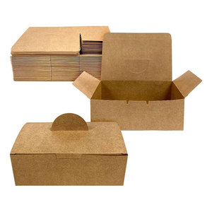 Gà rán container lớn dùng một lần giấy thực phẩm đưa ra hộp lò vi sóng an toàn khoai tây chiên bao bì thực phẩm nóng nhà hàng - Product Image 1