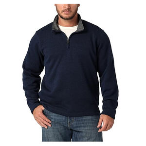 Sweat-shirt à capuche pour homme, motif uni, hiver, tissu en molleton français anti-froissement, polyester/coton, fermeture éclair, doublure, taille XL - Product Image 1