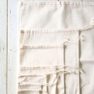 Sac à cordon vintage pliable en coton biologique 100% écologique 8oz Sac à main à double cordon Sac à poussière pour chaussures Lettres - Product Image 1