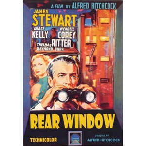 Black Frame Rear Window <b>Poster</b> Paper Material for Wall Usage - Product Image 1