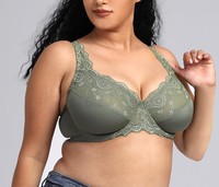 Kivotech Nouveau Style Jersey Demi-Filet Sous Ceinture Soutien-Gorge Non Rembourré Pour Toutes Les Femmes Et Filles Toutes Les Tailles