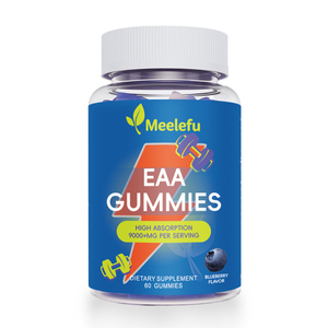 Meelefu OEM/ODM EAA Gummies aminoacidi essenziali aminoacidi essenziali (EAA) e amini a catena ramificata (BCAAs) per muscoli, energia - Product Image 1