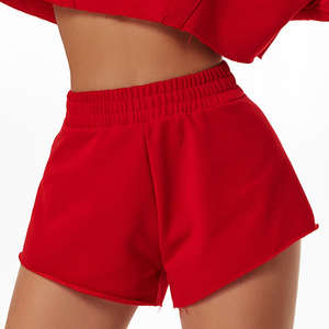 Taille haute été filles Fitness sport décontracté pantalons courts personnalisé Gym Shorts grande taille femmes Shorts - Product Image 3