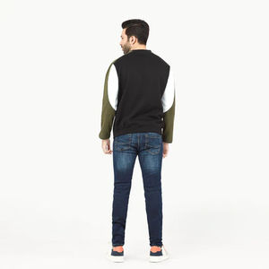 Sudadera Personalizada de Cuello Redondo para Hombre, 100% Algodón Ecológico, Diseño Urbano con Logotipo Personalizado, Suministro al por Mayor para Invierno - Product Image 5