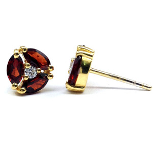 Plata tradicional de Ley 925 hecha a mano para fiesta, piedras preciosas granate, pendientes únicos para mujer - Product Image 3
