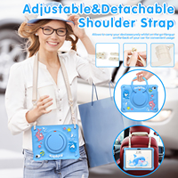 Housse de tablette en silicone de dessin animé pour enfants filles pour iPad 10e génération Support rotatif à 360 degrés Étui pour iPad 10e génération 2022 10,9 pouces