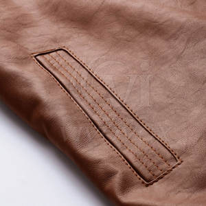 แจ็กเก็ตหนังสำหรับผู้ชายแบบมืออาชีพปรับแต่งได้ตาม2025สไตล์สตรีทหนังวัวใหม่ระบายอากาศได้ดี - Product Image 5