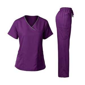 Uniforme d'hôpital d'infirmière supérieure de gommage médical à la mode conçoit des vêtements de travail - Product Image 3