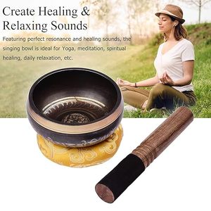 Bol chantant japonais en céramique de haute qualité fait à la main avec un design de luxe pour la décoration de la maison nouveau design religieux à la mode - Product Image 4