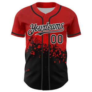 Maillot de baseball unisexe pour adulte, respirant, 100% polyester, séchage rapide, couleurs et logo personnalisés, uniforme de baseball - Product Image 3