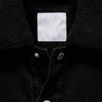 Veste en jean noire pour hommes, vêtements d'extérieur décontractés classiques boutonnés, Streetwear élégant, manteau coupe ajustée, vêtements de travail durables, Jean à la mode rétro