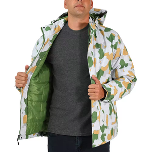 Vestes Softshell avec logo personnalisé de haute qualité Vestes d'extérieur légères à fermeture éclair résistantes au vent Col montant Impression par sublimation - Product Image 3