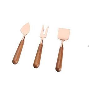 Juego de cuchillos para queso de último diseño, cortador de pastel de acero inoxidable y juego de cuchillos para servidor con mango de resina para cuchillo decorativo de mesa - Product Image 6