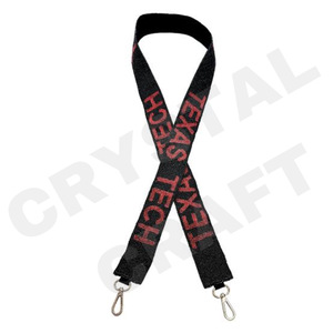 Texas Tech personalizado oro blanco semilla bolsa de cuentas correas 'Hook Em Horns' accesorio de moda correa de monedero con cuentas - Product Image 1