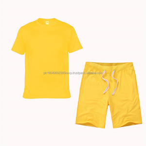 Wholesale Custom logo Made Blank <b>Men</b> Shorts Set Streetwear Unisex t <b>Shirt</b> and Shorts Two Piece Set <b>Men's</b> Fashion T-<b>shirts</b> - Product Image 4