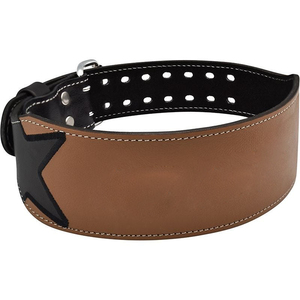 En kaliteli özel inek derisi deri halter kemeri ağır spor eğitimi ekipmanları güvenli Fitness için kendi tasarım satın - Product Image 6