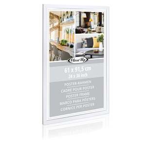 Set of 3 61 X 91.5 cm White Pine Wood Decor <b>Poster</b> <b>Frames</b> Square Picture <b>Frames</b> for Home Decoration and Displaying Photos - Product Image 2