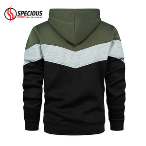 Sweat-shirt à capuche confortable, respirant, imperméable et coupe-vent pour l'hiver |   Sweat-shirt pour homme en coton, personnalisable, pour un usage quotidien, vente en gros - Product Image 3