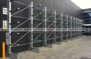 Heavy Duty CE Certified Cantilever <b>Shelving</b> System Vietnam 1500kg/Arm Capacity Corrosion Protection Customizable Layers for - Product Image 5