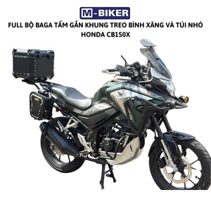 Porte-bagages en acier inoxydable CB150X avec support de réservoir de carburant, capacité de charge de 50 kg pour motos de rue, rénovation/amélioration - Product Image 6