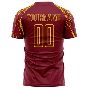 Uniforme de football pour hommes personnalisé de haute qualité Nouveau design Maillot d'équipe personnalisé fabriqué au Pakistan - Product Image 6