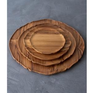 Plato de Madera Natural para Servir Alimentos, Uso Tradicional y para Fiestas - Product Image 5