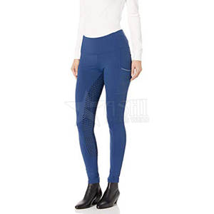 Collants d'équitation d'hiver pour femmes de haute qualité Active Full Seat Silicone Jodhpurs Culottes en couleurs personnalisées - Product Image 1