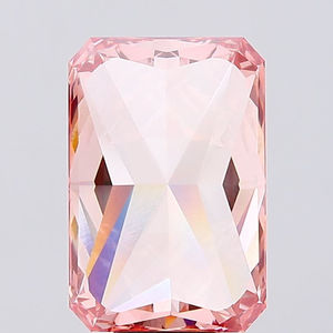 3,00 CT Fancy Vivid Pink Color Alargado Forma radiante Lab Grown Diamond Lab Creado Pink Diamond - Product Image 4
