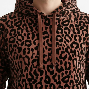 Lightweight Cotton Material Made Men <b>Leopard</b>-<b>print</b> <b>Hoodies</b> With All Size Available Bulk Quantity Men <b>Hoodies</b> For Street Wear - Product Image 4