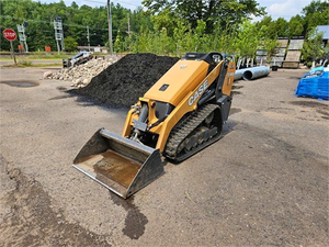 Chargeuse compacte sur chenilles TL100 jaune, équipement de construction à moteur, économique - Product Image 2