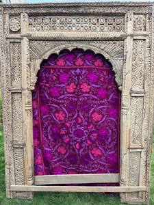 Antique Style <b>Large</b> Solid Wood Arch Rustic Handcrafted Outdoor Decorative <b>Frame</b> for Garden Wedding Backdrop Dining Vintage - Product Image 4