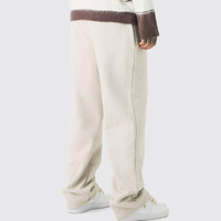 Pantalones Deportivos para Hombre con Bolsillos para Teléfono, Transpirables, Cintura Alta, Cierre con Cordón, Pantalones para Correr, Diseño Tie Dye, Poliéster/Algodón