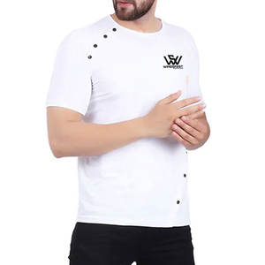 เสื้อยืดผู้ชายทรงหลวม แห้งเร็ว พิมพ์ลาย คอโอ 100% ผ้าฝ้าย สไตล์ลำลอง คุณภาพสูง ดีไซน์ล่าสุด - Product Image 2