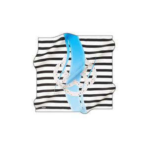 Luxury Designer Digital Print Satin <b>Silk</b> Square <b>Scarf</b> 90x90 - Product Image 1