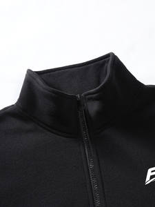 Custom Men's Half <b>Zip</b> Pullover Tracksuit Set Wholesale OEM Unisex <b>Sweatshirt</b> and Pants Private Label Casual Wear B2B Supplier - Product Image 3