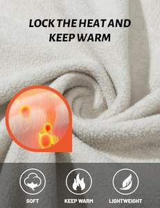 Veste pour homme surdimensionnée à fermeture éclair de couleur unie Veste légère à fermeture éclair complète Manteaux chauds et doux décontractés avec poches - Product Image 6