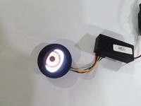 Universel Clignotant Démon Yeux Diable Led Phare Lentille 12V 3 Pouces Bi Led Projecteur Voiture Led Phares Oeil Lumière