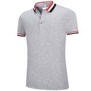 Camiseta de polo de 100% algodón para hombre, fábrica al por mayor, camisa de diseño personalizado más vendida con patrón sólido de impresión digital - Product Image 5