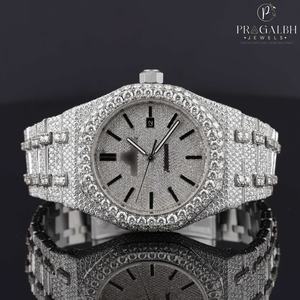 Montre automatique classique Moissanite Diamond Iced-Out Buste Down Montre Bling de luxe pour un style et une brillance ultimes - Product Image 3