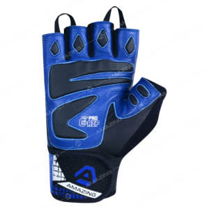 Gants de gymnastique unisexes en cuir pour la protection des poignets demi-doigts avec poignées Respirant Ultimate Grip pour l'haltérophilie - Product Image 5