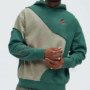 Nueva Llegada, Sudadera con Capucha Informal, Cómoda, de Primera Calidad, con Hombros Caídos, de Poliéster/Algodón, Diseño Sólido, para Hombre, Holgada, de Invierno - Product Image 1