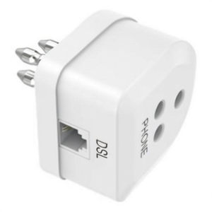ตัวกรอง ADSL แบบสามขั้วพร้อมปลั๊กสีขาว 00201162-ขั้วต่อและเทอร์มินัล - Product Image 2