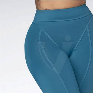 Leggings de fitness actifs Leggings de yoga à taille élastique de marque privée Leggings de yoga coupe ajustée pour femmes les plus populaires - Product Image 4