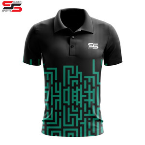 เสื้อโปโลสำหรับผู้ชายขนาดพลัสไซส์งานตามสั่งพิมพ์ซับลิเมชันมีสไตล์เสื้อผ้าใส่เล่นกอล์ฟ - Product Image 3